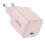 Ładowarki do telefonów - Ładowarka sieciowa Ugreen X512 20W GaN 1x USB-C - różowa - miniaturka - grafika 1