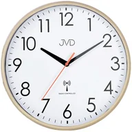 Zegary - Zegar ścienny JVD RH502.1 radiowy cichy beżowy 30 cm . - miniaturka - grafika 1