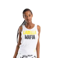 Koszulki i topy damskie - Koszulka damska LABELLAMAFIA TANK TOP FAN BRANCO - miniaturka - grafika 1