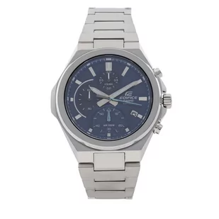Zegarek Zegarek CASIO - Edifice EFB-700D-2AVUEF Silver - Zegarki męskie - miniaturka - grafika 1