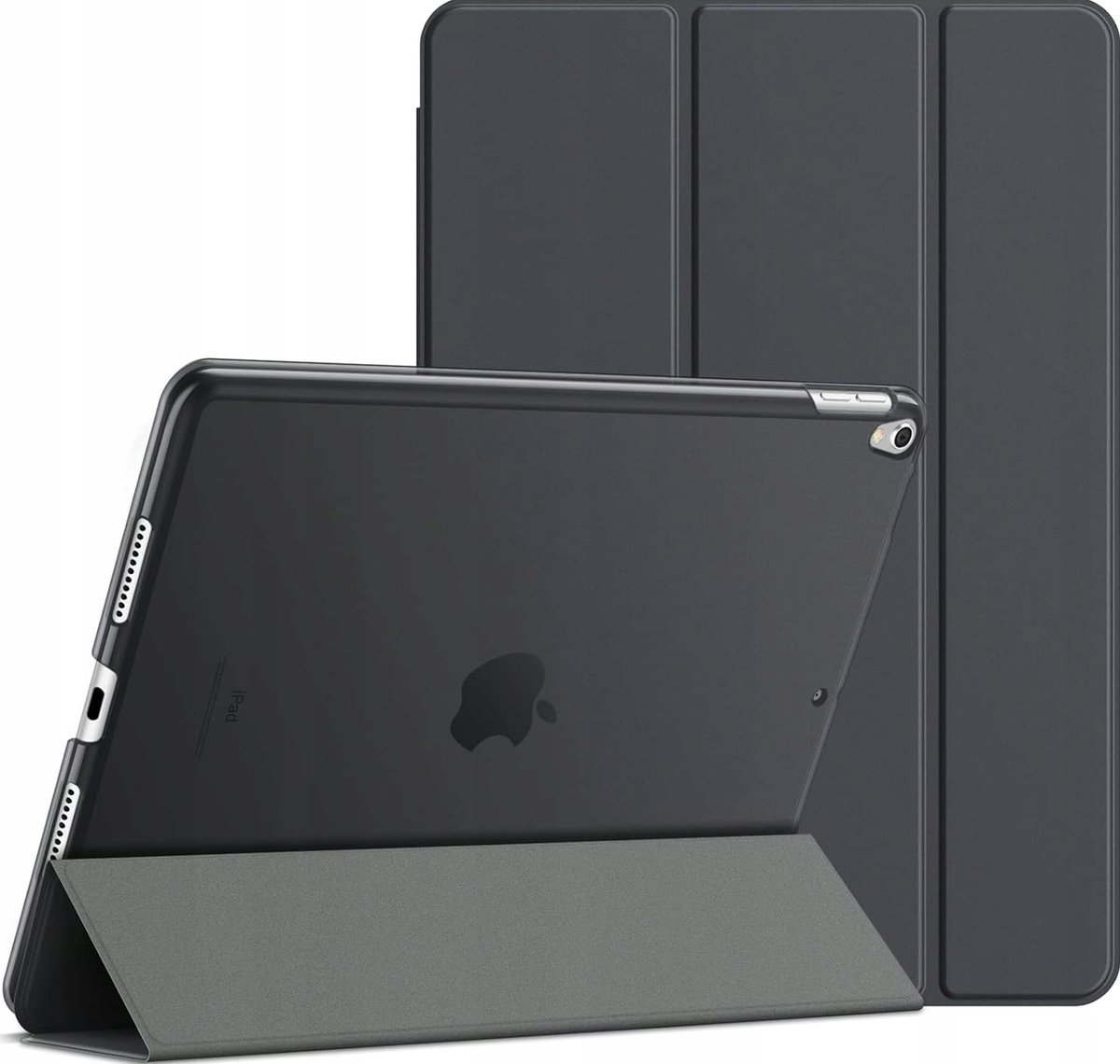 JETech Etui dla iPad Air 3. Generacji 10.5 (2019) and iPad Pro 10.5 (2017), Przykryć z Automatyczne Budzenie/Usypianie (Ciemno Szary)