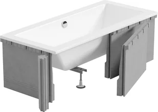 Mexen X-ST obudowa styropianowa do wanny prostokątnej 120-150 x 70-90 cm, biała - 55020-00 - Obudowy do wanien - miniaturka - grafika 1
