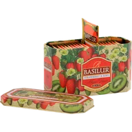 Herbata - STRAWBERRY & KIWI saszetki puszka - 20 x 2 g - miniaturka - grafika 1