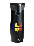 Kubki termiczne - Kubek termiczny Contigo West Loop 2.0 470ml - Brasov/Czarny mat - miniaturka - grafika 1