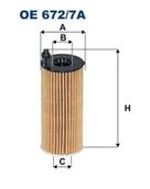 Filtry oleju - Filtron Filtr oleju OE672/7A - miniaturka - grafika 1
