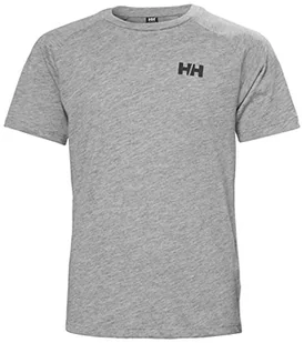 Helly Hansen Loen T-shirty Grey Melange 14 - Koszulki męskie - miniaturka - grafika 1