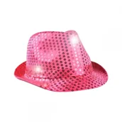 Stroje karnawałowe - Arpex Kapelusz karnawałowy z cekinami Led - miniaturka - grafika 1