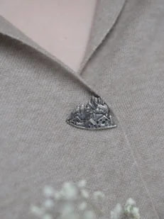 Góry - broszko - zawieszka srebrna - Broszki - miniaturka - grafika 1