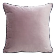 Poszewki na poduszki - Euro Firany Poszewka Velvetowa Mel 40 x 40 Pudrowy 1222641 - miniaturka - grafika 1