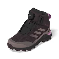 Buty dla chłopców - adidas Terrex Winter Mid Boa Rain.rdy Hiking, Shoes-Low (Non Football) Unisex-Dla dzieci i młodzieży, Shadow Maroon Wonder Red Pulse Lilac, 35 EU - miniaturka - grafika 1