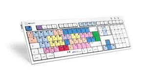 Logickeyboard LKB-MCOM4-CWMU-FR klawiatura Biuro USB AZERTY Francuski Wielobarwny LKB-MCOM4-CWMU-FR - Klawiatury - miniaturka - grafika 1