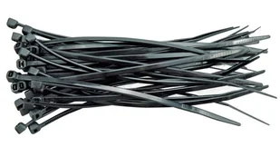 Vorel Opaska plastikowa 190x25 mm czarna 100szt 73894 - Kanały kablowe - miniaturka - grafika 2