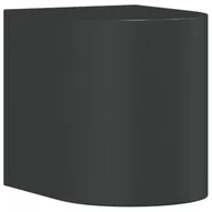 Lampy ogrodowe - vidaXL Kinkiet zewnętrzny, czarny, odlewane aluminium - miniaturka - grafika 1