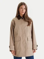 Płaszcze damskie - Tommy Hilfiger Płaszcz przejściowy 2-In-1 WW0WW47765 Beżowy Regular Fit - miniaturka - grafika 1