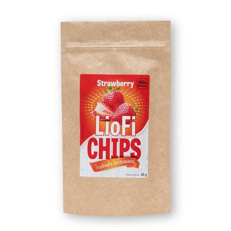 Truskawka Liofichips Owoce Liofilizowane 30g