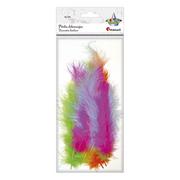 Zabawki kreatywne - Titanum Piórka dekoracyjne jaskrawe mix kolorów 25 szt. 462842 - miniaturka - grafika 1
