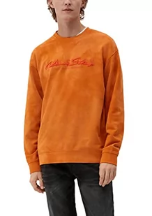 Q/S by s.Oliver Bluza męska z długim rękawem, pomarańczowa, XXL, pomarańczowy, XXL - Bluzy męskie - miniaturka - grafika 1