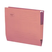 Teczki i skoroszyty - HIT Office Teczki zawieszane z bocznymi zabezpieczeniami, różowe, 50 szt. 253.04 - miniaturka - grafika 1