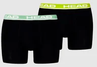 Majtki męskie - HEAD BOKSERKI MĘSKIE BASIC BOXER 2P BLACK r S - miniaturka - grafika 1