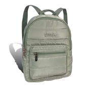 Plecaki - Bench szaro-zielony plecak miejski z poliestru pikowany plecak damski 23x29x13 plecak damski D2ORI311K - miniaturka - grafika 1