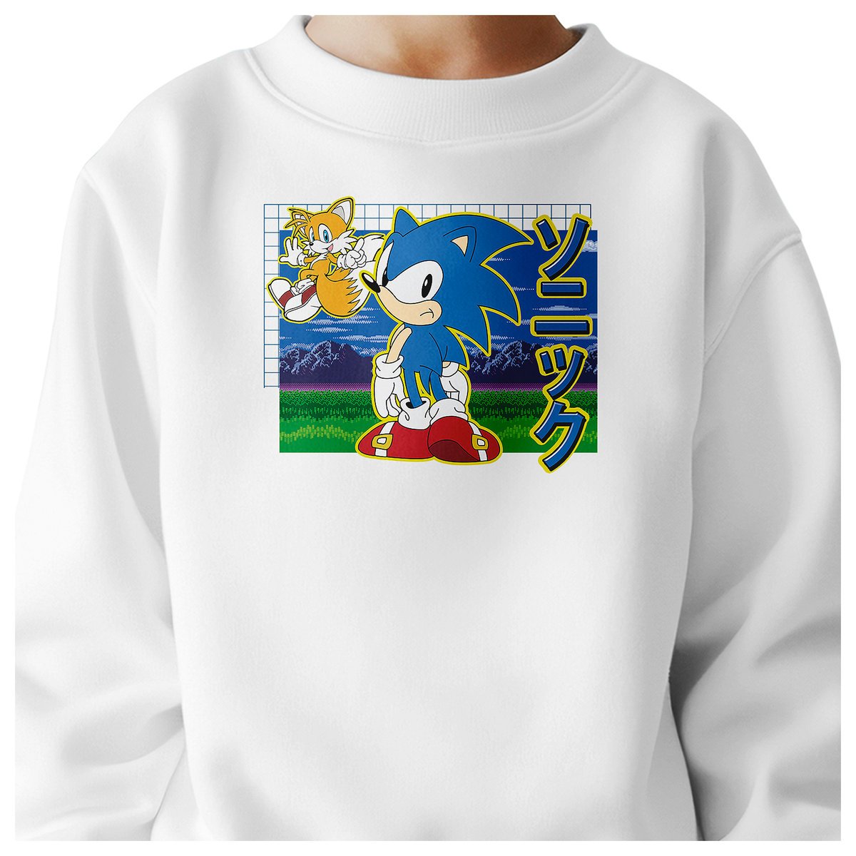 BLUZA DZIECIĘCA SONIC 122-128 DLA DZIEWCZYNKI CHŁOPCA