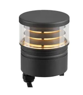 Lampy ogrodowe - Głowica Louver do lampy M-POL S LED 11W 2700/3000K IP65 - antracyt - miniaturka - grafika 1