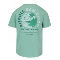 Odzież taktyczna i umundurowanie - PITBULL KOSZULKA Light Weight 170 Basic Planet Surf '25 - Jasnomiętowa - miniaturka - grafika 1