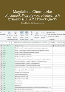 Rachunek Przepływów Pieniężnych zasilany JPK_KR i Power Query - E-booki - informatyka - miniaturka - grafika 1