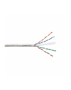 Kabel Emiter Net UTP (U/UTP) kat6 450MHz, drut, standard, PVC, szary - Kable miedziane - miniaturka - grafika 1