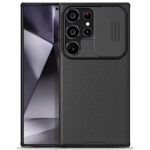 Etui NILLKIN Camshield Pro do Samsung Galaxy S24 Ultra Czarny - Etui i futerały do telefonów - miniaturka - grafika 1
