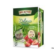 Herbata - Herbata Big-Active Truskawka-Graviola Zielona 20 Kopert/34G - miniaturka - grafika 1