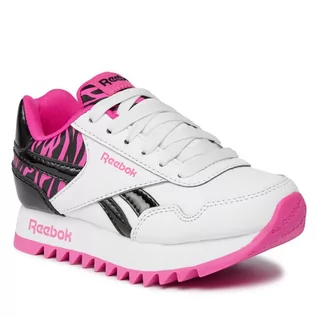 Buty dla dziewczynek - Buty Reebok Reebok Royal Cl Jog Platform IE4177 Cloud White/Core Black/Laser Pink - grafika 1