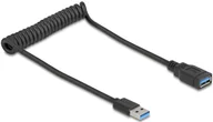 Kable USB - DeLOCK 90367 kabel USB 0,6 m USB A Czarny - miniaturka - grafika 1