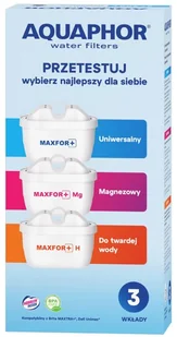 Wkład filtrujący Aquaphor Maxfor+ 3 szt. MIX (MF+, Mg, H) - Wkłady filtrujące - miniaturka - grafika 1