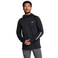 Bluzy sportowe męskie - Męska bluza do biegania Under Armour UA Launch Elite Cw Balaclava Hoody - czarna - UNDER ARMOUR - miniaturka - grafika 1