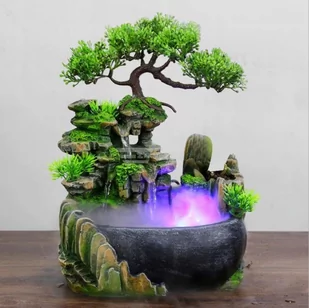 Domowa Fontanna Dekoracyjna Drzewo Podświetlane Ps - Fontanny ogrodowe - miniaturka - grafika 1