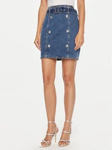Guess Spódnica jeansowa W4YD0Q D55M0 Niebieski Regular Fit - Spódnice - miniaturka - grafika 1