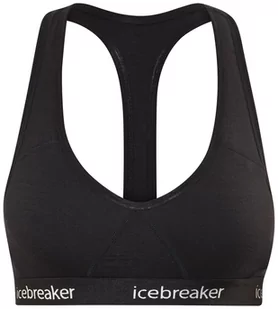 Icebreaker Damen Funktionsunterwäsche Sprite Racerback Bra, Black, XS, 103020001 - Biustonosze - miniaturka - grafika 1