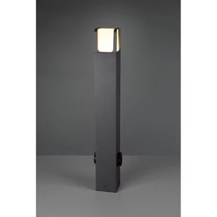 Trio EBRO SMD LED 6W wys.80cm. 2xgniazdo elektryczne 3000K Lampa ogrodowa stojąca 422167142 - Lampy ogrodowe - miniaturka - grafika 1