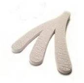 Akcesoria do paznokci - Pilnik Do Paznokci Prosty Biały Polerka 180/240 - miniaturka - grafika 1