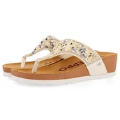 Klapki i japonki damskie - GIOSEPPO klapki damskie andelain, biały, 38 EU - miniaturka - grafika 1