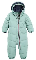 Kombinezony dla dzieci - First instinct by Killtec FIOW 32 MNS ONPC kombinezon śniegowy o wyglądzie puchu z kapturem, mięta stalowo-miętowa - miniaturka - grafika 1