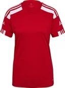Bluzki damskie - Koszulka damska adidas Squadra 21 Jersey czerwona GN5758-2XL - miniaturka - grafika 1