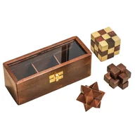 Puzzle - HOMLA Puzzle BOTA w drewnianym pudełku 17,5x6 cm - miniaturka - grafika 1
