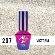 Lakiery hybrydowe - Molly Lac Lakier hybrydowy MollyLac Sensual Victoria 10 g Nr 207 - miniaturka - grafika 1