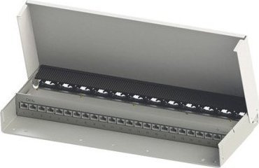 Telegärtner Telegärtner patch panel MPD24 HS-K, Cat 6A ISO IEC, 24-port, surface, pure white RAL 9010 - J02023A0053