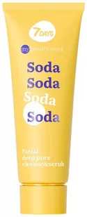 7DAYS Beauty My Beauty Week Soda Facial Deep Pore Cleanse & Scrub 80 ml - Kosmetyki do demakijażu - miniaturka - grafika 1