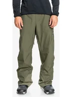 Spodnie narciarskie - Quiksilver Spodnie narciarskie w kolorze khaki - miniaturka - grafika 1
