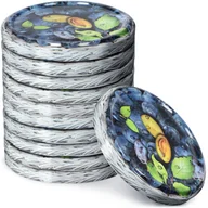 Pojemniki kuchenne - Metalowe wieczka do słoików Virbo 10 szt. 82mm "Śliwki" - miniaturka - grafika 1