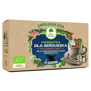 Dary Natury herbatka Dla Serduszka EKO x 25 sasz - Serce i układ krążenia - miniaturka - grafika 2